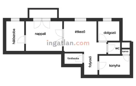 Eladó téglalakás, Budapest, XIV. kerület 2+1 szoba 59 m² 77 M Ft